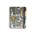 CUADERNO ESPIRAL COLLEGE 96H RAYAS LEOPARDO PD