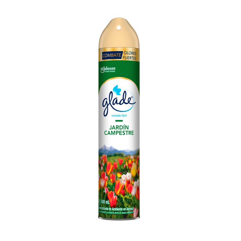 AROMATIZANTE AEROSOL GLADE JARDIN CAMPESTRE 345GR