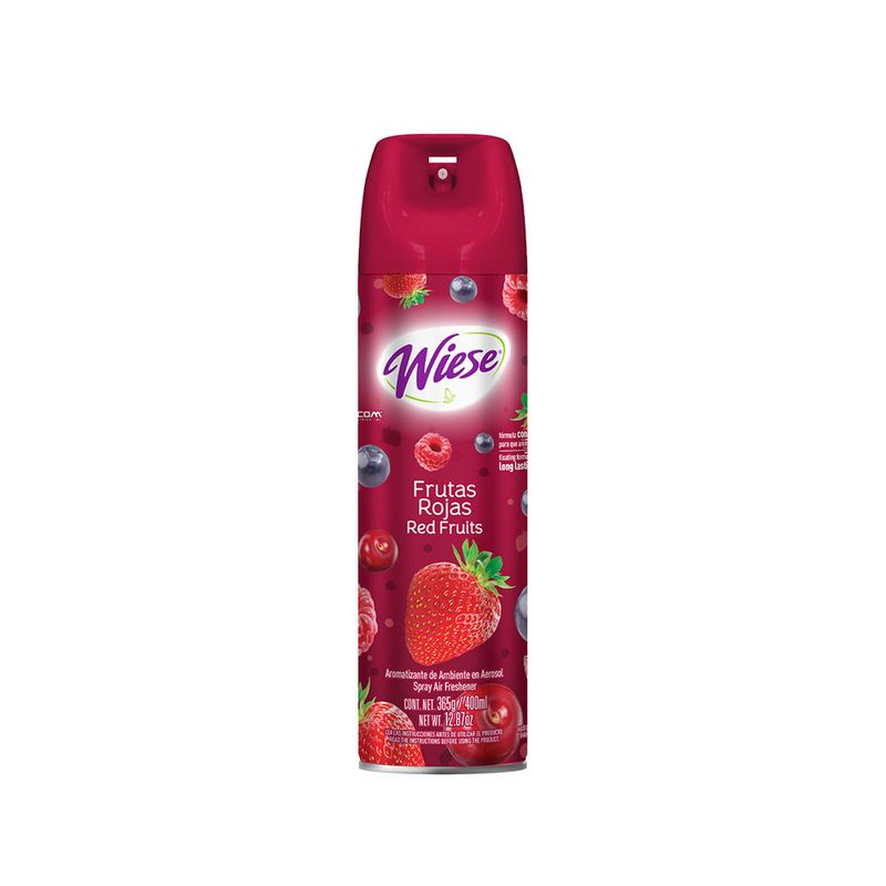 AROMATIZANTE  WISE EN AEROSOL FRUTOS ROJOS  400 ML/323 GR