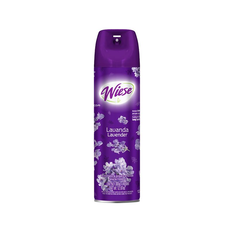 AROMATIZANTE  WISE EN AEROSOL LAVANDA 400 ML/323 GR