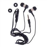 AUDIFONOS CON MICROFONO PARA SMARTPHONES, NEGRO