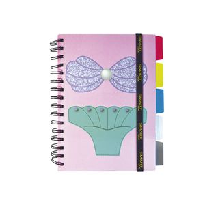 Cuaderno Espiral Frances 96H Rayas Sirena Pd 08166