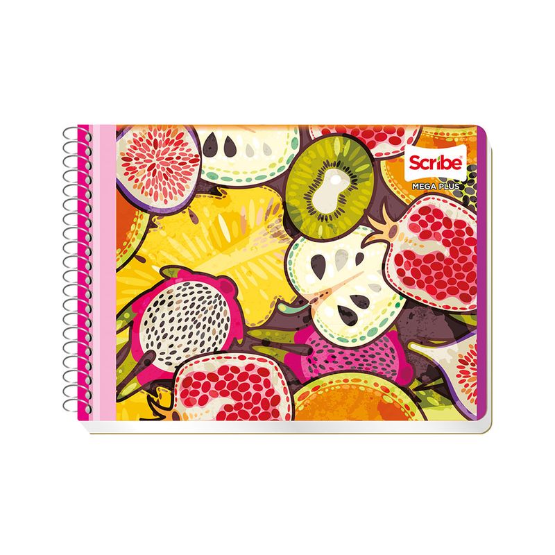 CUADERNO ESPIRAL ITAL 100H RAYAS MEGA