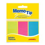 BANDERITAS 3 COLORES NEON 1X169" MEMOTIP