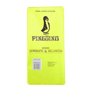 Papel China Amarillo Fluorescente .50X75Cm Con 3 133-61