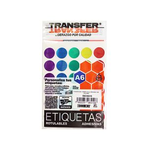 Etiqueta Redonda 19Mm Colores E6C00019