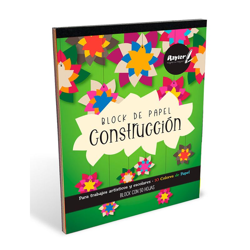 BLOCK CONSTRUCTION CARTA 50H 10COLS SURTIDOS