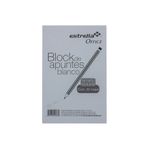 BLOCK NOTAS BLANCO ESQUELA 80HJS