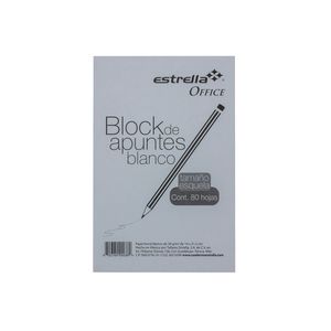 Block Notas Blanco Esquela 80Hjs 36