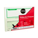 BLOCK POLIZA CHEQUE AUT 1/2OF C/25 JUEGOS