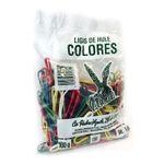 LIGA HULE COLORES SURTIDOS #18 BOLSA 100GRS