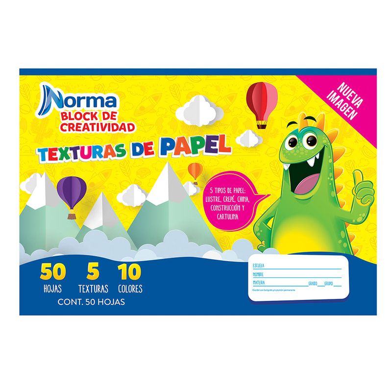 BLOCK TEXTURAS DE PAPEL