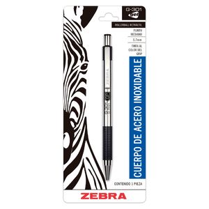 Boligrafo Mediano Gel Retractil Negro G-301 Blt 8904-10