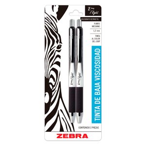 Boligrafo Mediano Retractil Negro Con 2 Flight 7925-20