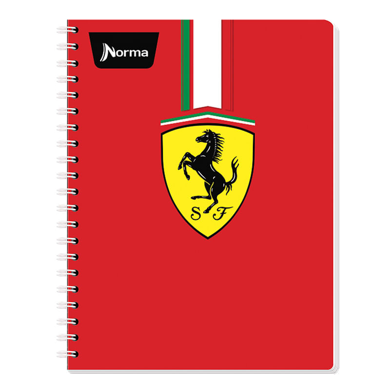 CUADERNO PROFESIONAL 120H RAYAS FERRARI DB