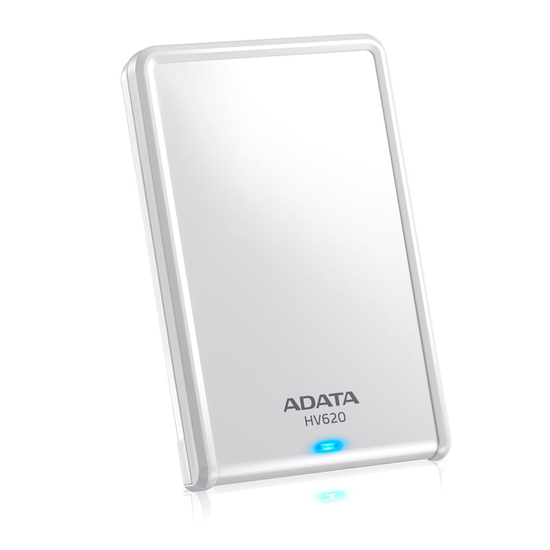 DISCO DURO EXTERNO 25" DE 1TB ADATA HV620S USB 30 BLANCO
