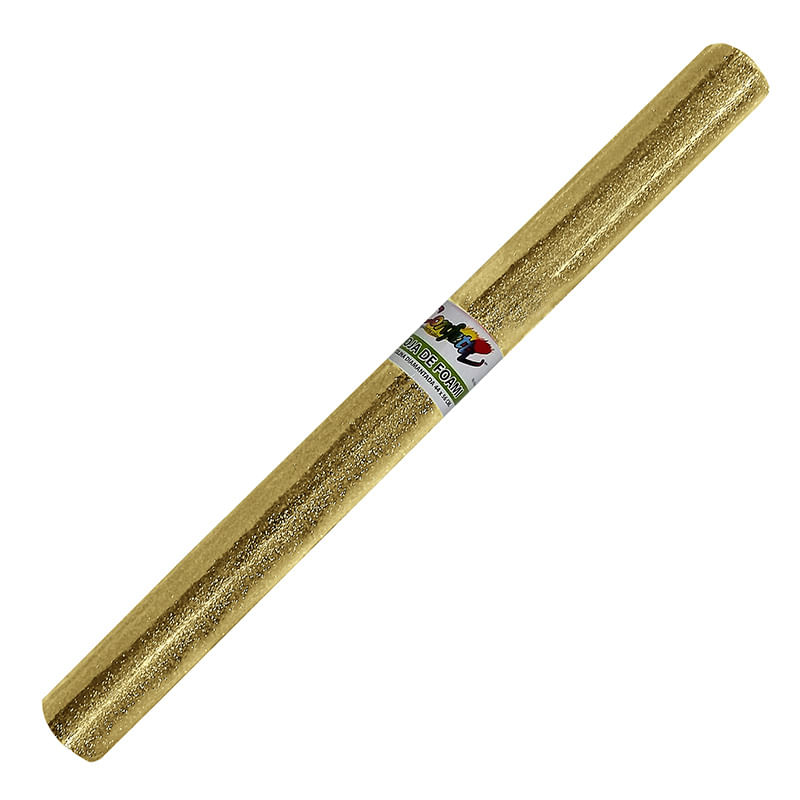 FOAMI DIAMANTADO DORADO 44X56CM C/1