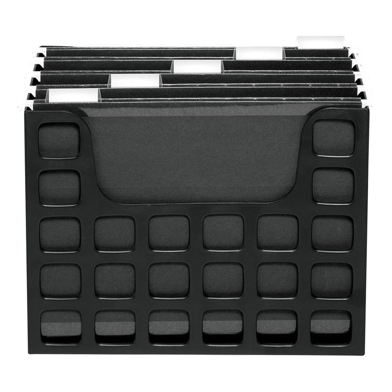 ORGANIZADOR CARTA NEGRO CON 5 FOLD COLGANTE