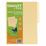 FOLDER CARTA CREMA CON 25 PZAS