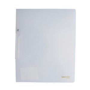 Folder Carta Plastico Con Clip Blanco Transp 21805