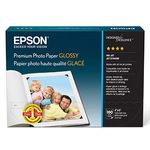 PAPEL FOTOGRAFICO PREMIUM GLOSSY 4"X6" C/100HJS