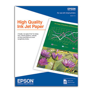 Papel Inkjet Alta Calidad Carta C/100Hjs S041111