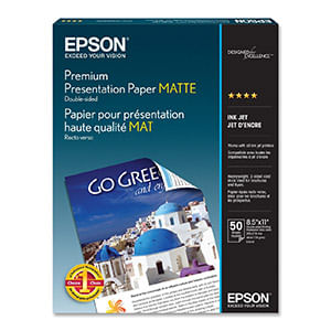 Papel Mate Doble Cara Carta 8.5X11 Con 50 Hjs S041568