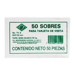 SOBRE BLANCO 50K TARJETA VISITA TV3 CON 50