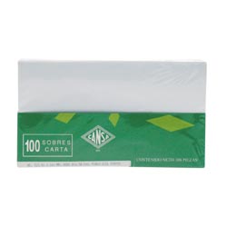 SOBRE BLANCO CON FONDO 50K CARTA CON 100