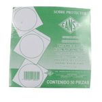 SOBRE BLANCO PARA CD 125X125CMS CON 50PZAS