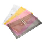 SOBRE BOLSA 1/2 CARTA CON RONDANA HORIZONTAL PLASTICO COLORES
