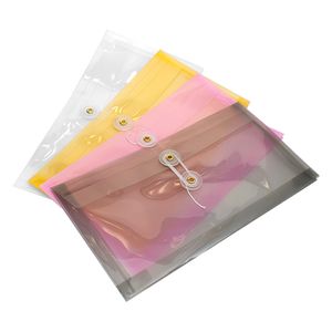 Sobre Bolsa 1/2 Carta Con Rondana Horizontal Plastico Colores P4156