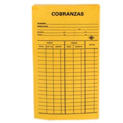 SOBRE BOLSA ANTE 60K COBRANZA CON 50