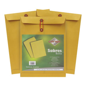 Sobre Bolsa Carta Ante Con Rondana 50 Pzas 1206-H