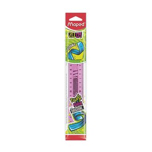 Regla Plastica 20Cm Flexible Twistn Flex 279210