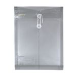 SOBRE BOLSA CARTA CON RONDANA VERTICAL PLASTICO HUMO