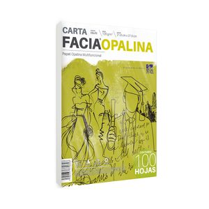 Papel Opalina Carta Marfil C/100Hjs 120Grs A6022120011Aofc