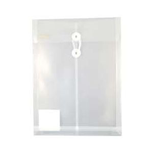 Sobre Bolsa Carta Con Rondana Vertical Plastico Transp 25344