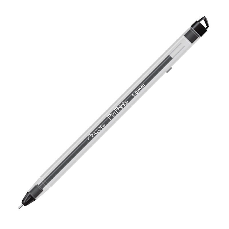 BOLIGRAFO PM NEGRO PINPOINT BARRIL TRANSP