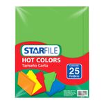 FOLDER CARTA VERDE INTENSO CON 25PZAS