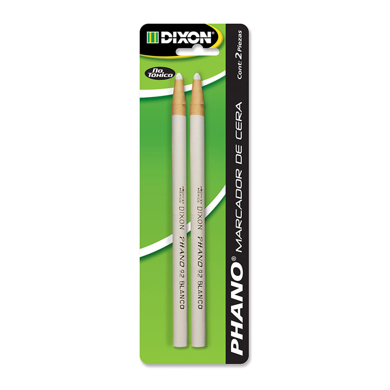 MARCADOR CERA BLANCO PHANO 2PZAS BLT