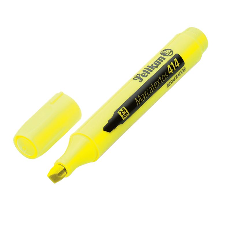 MARCADOR FLUORESCENTE AMARILLO 414 PELIKAN