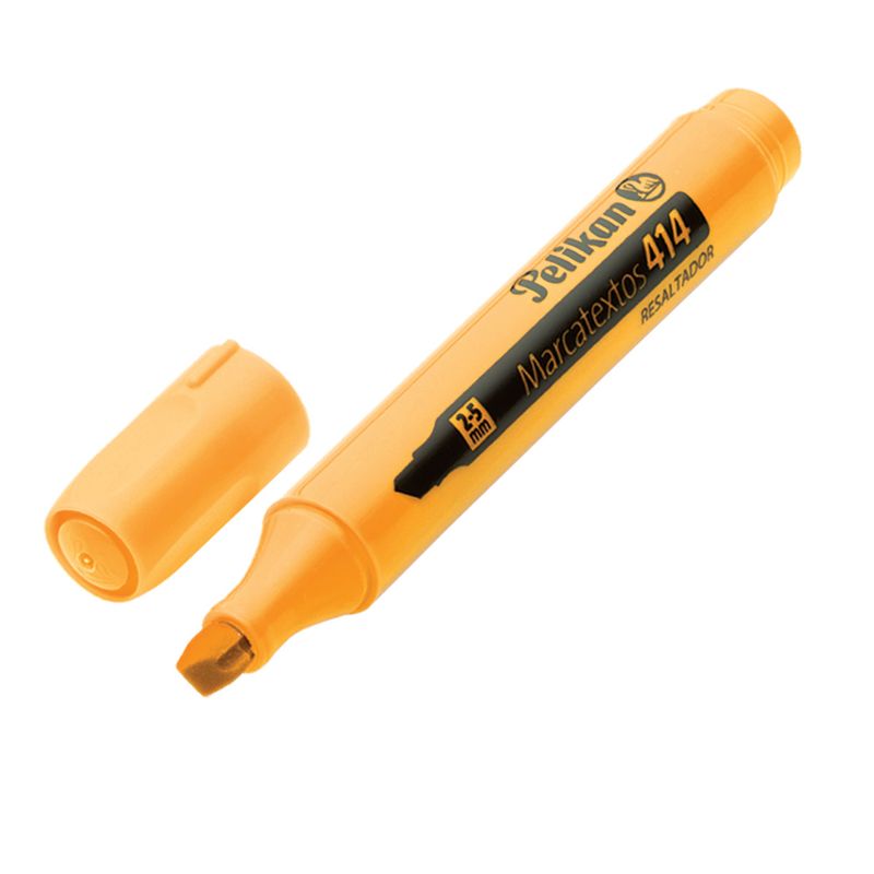 MARCADOR FLUORESCENTE NARANJA 414 PELIKAN