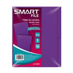 FOLDER INTENSO CARTA MORADO C/5PZAS