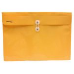SOBRE BOLSA OFICIO CON RONDANA HORIZONTAL PLASTICO AMARILLO SOL