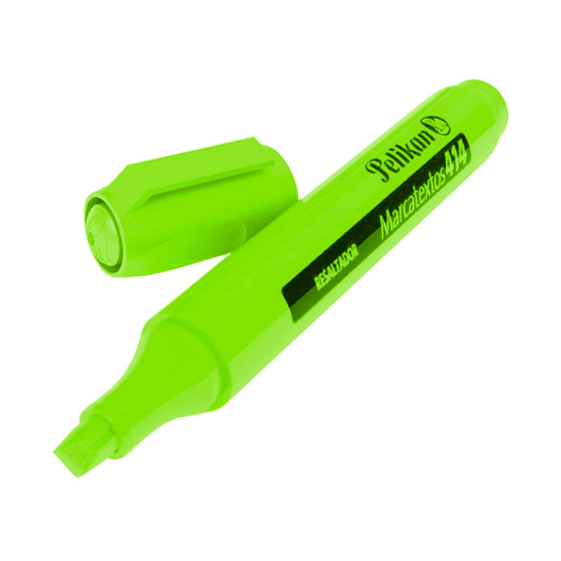 MARCADOR FLUORESCENTE VERDE 414 PELIKAN