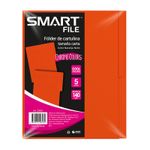 FOLDER NEON CARTA NARANJA C/5PZAS