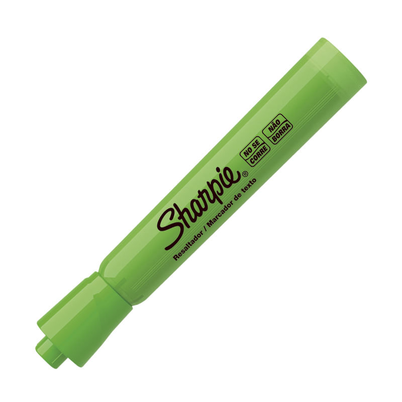 MARCADOR FLUORESCENTE VERDE SHARPIE