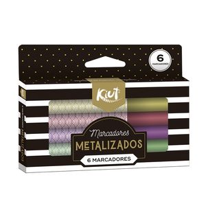 Marcador Metalizados Red C/6 Kiut 549016