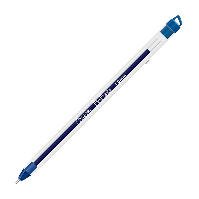 BOLÍGRAFO PM AZUL PINPOINT  BARRIL TRANSP